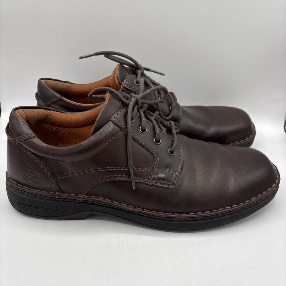Streetcars Sedona Oxford Brown Leather Lace Up Mens 12 M